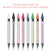1PC Dual Heads Acrylic Metal Dotting Wax Pen Rhinestones Gem Picker Crystal Picking Nail Art Studs Dotter DIY Point Drill Tools 2