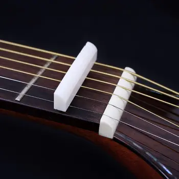 

Bone Bridge Pins Nail Nut Saddle Part for Acoustic Folk Guitar Parts