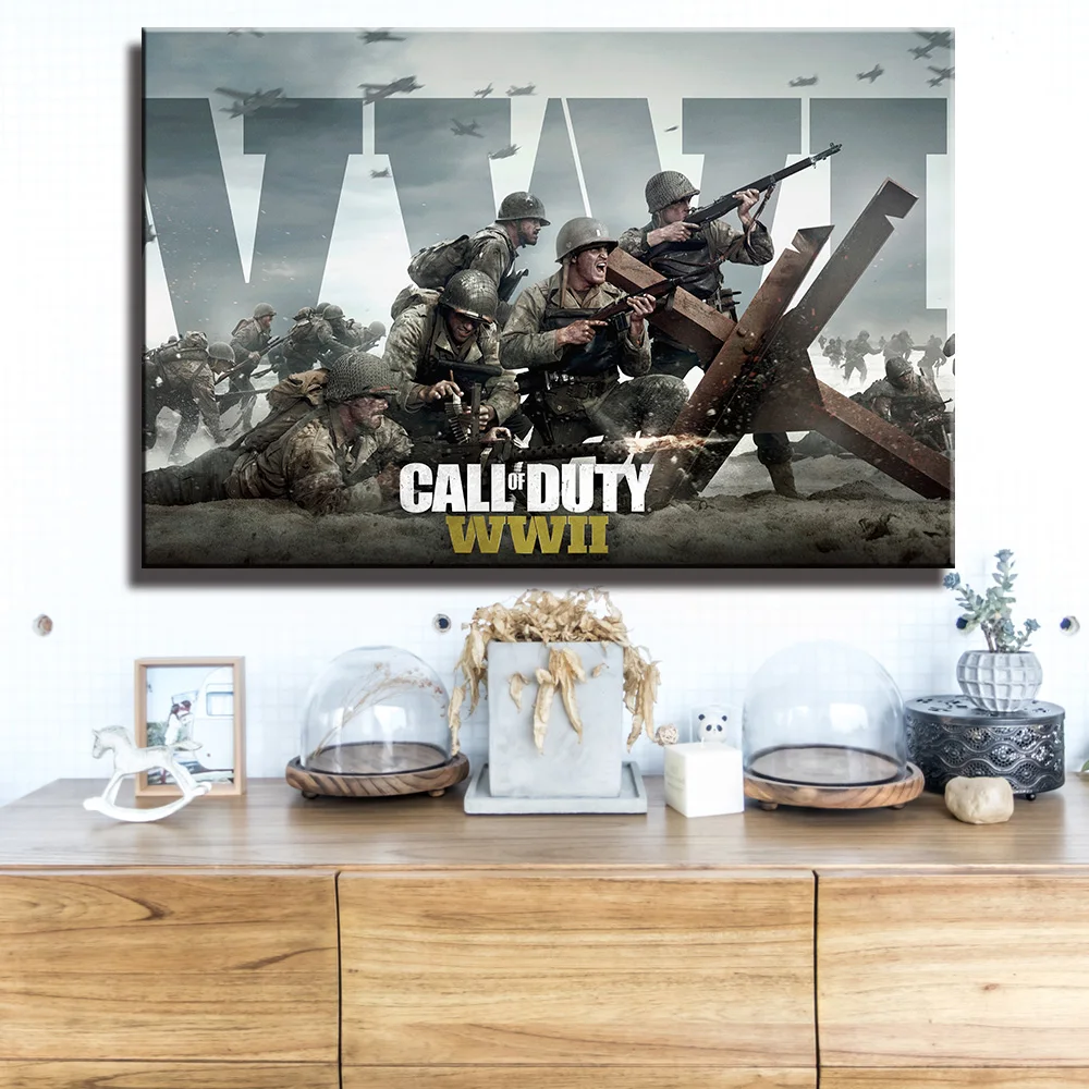 Call of Duty Современная война стены искусства холст постер и принт полотно с рисунком для декорирования картина для спальни домашний декор