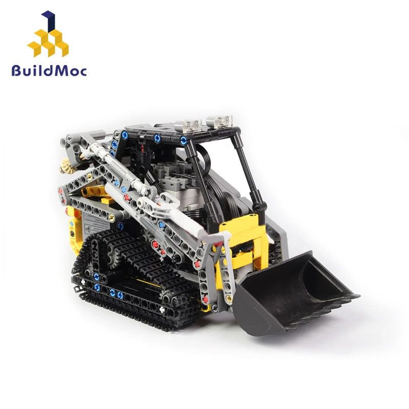 

BuildMoc MOC 13349 Crawler Car Excavator Remote Control Alloy Rooter Truck RTR Independent Arms electric remote control car