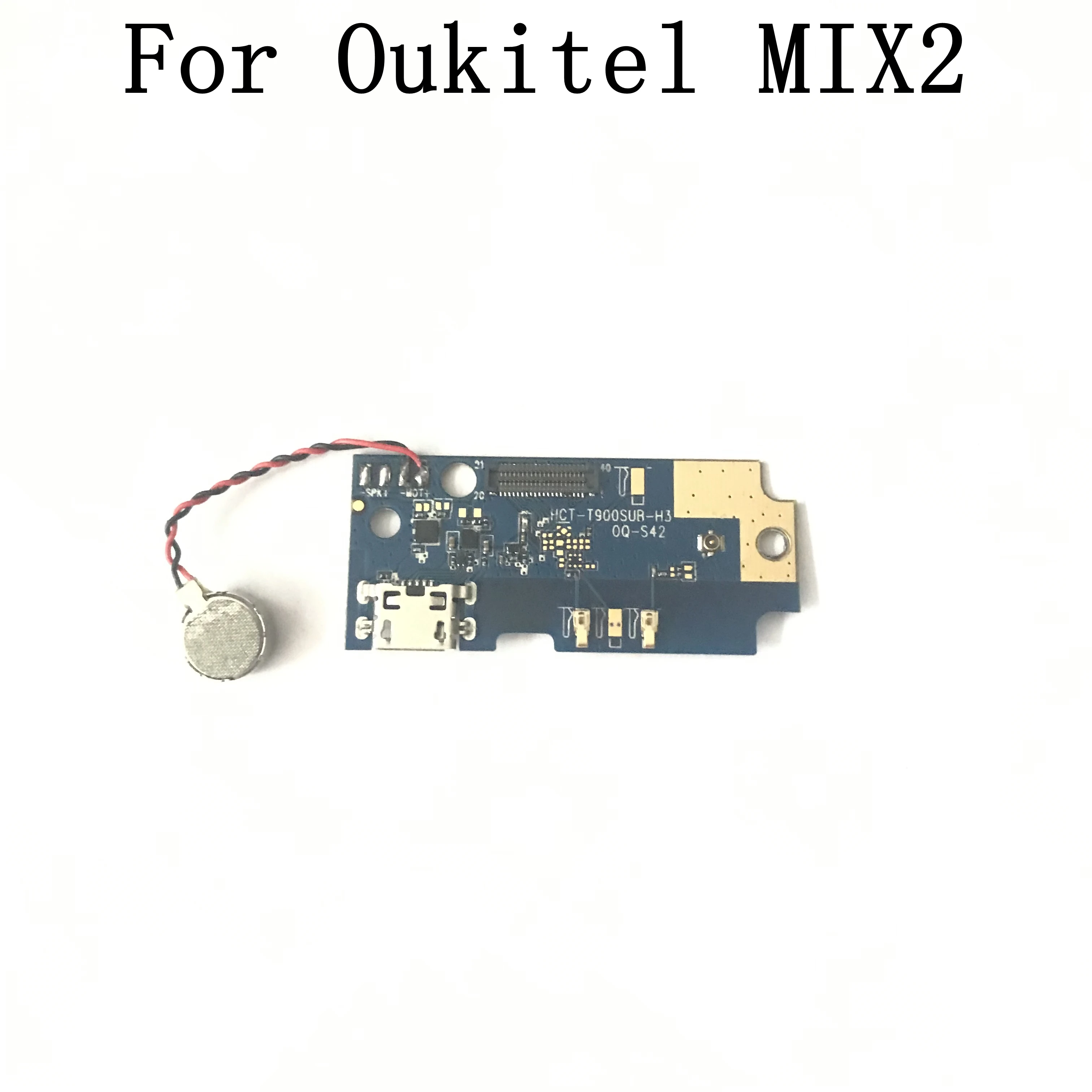 Oukitel MIX 2 б/у USB вилка плата зарядки+ Вибрационный двигатель для Oukitel MIX 2 ремонт починка Часть Замена