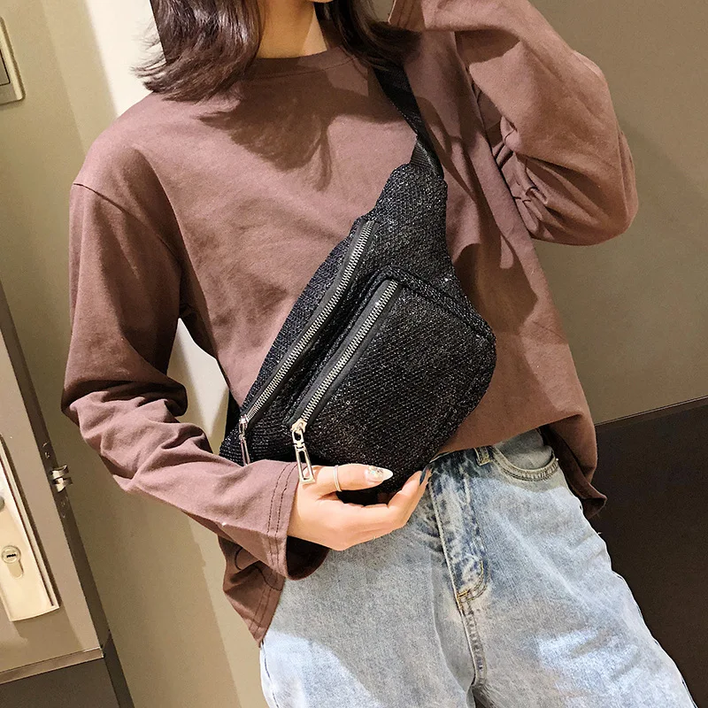 

Fashion & Sports Disco Dancing Wallet Lightweight Outdoor Chest Pack Travel Mobile Phone Change Packet Simple Versatile Women's