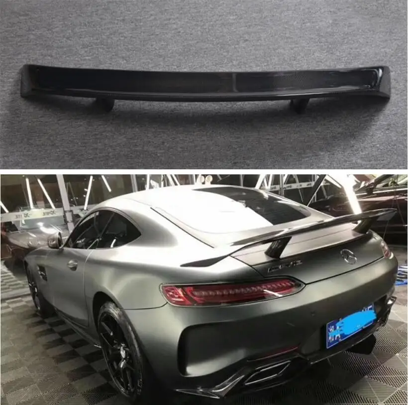 High Quality Carbon Fiber Rear Wing Trunk Lip Spoiler For Mercedes Benz