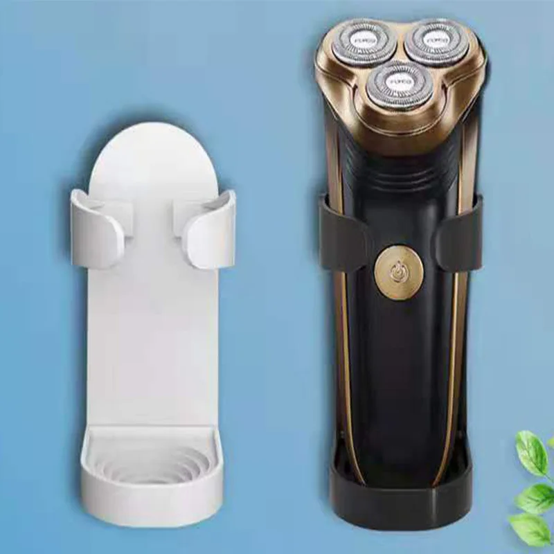 Razor Holder Bathroom Storage Hooks Toothbrush Self-adhesive Stand Punch Free Traceless Electric Shaving Brush Holder Organizer Image 6