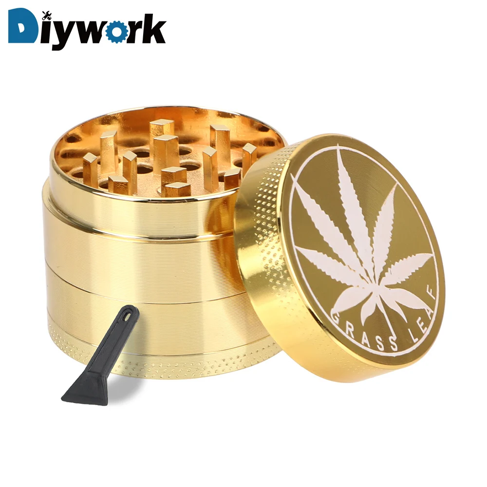 Tobacco Grinder Pipe-Accessories Metal-Herb Smoking Spice-Crusher Household 4-Layer 40mm