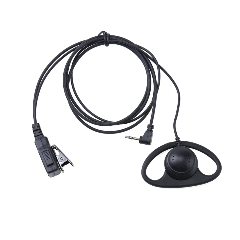 

D Shape Earpiece Security Headset PTT Mic for 1-pin Motorola Talkabout Tlkr T92 H2O T42 T62 T82 Extreme Two Way Radio