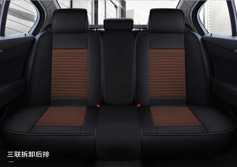 Полное покрытие льняное волокно авточехлы для сидений toyota avensis t25 t27 camry 40 50 55 70 c-hr chr corolla e150 cor