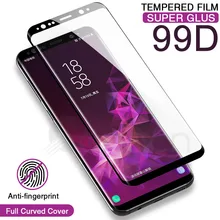 99D полное покрытие из закаленного стекла для samsung Galaxy Note 10 9 8 S10 S9 S8 Plus S10e S7 Edge Защитная пленка для экрана