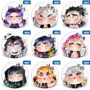 

Anime Demon Slayer: Kimetsu no Yaiba Kamado Tanjirou Cosplay Bedge Cartoon Collect Backpacks Bags Badges Button Brooch Pin