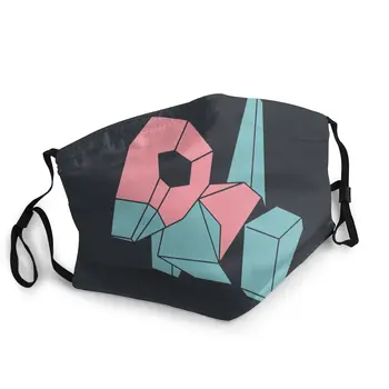 

Porii Men Reusable Mouth Face Mask Pokemon Vaporwave Aesthetic Japanese Anti Bacterial Dust Mask Protection Respirator Muffle