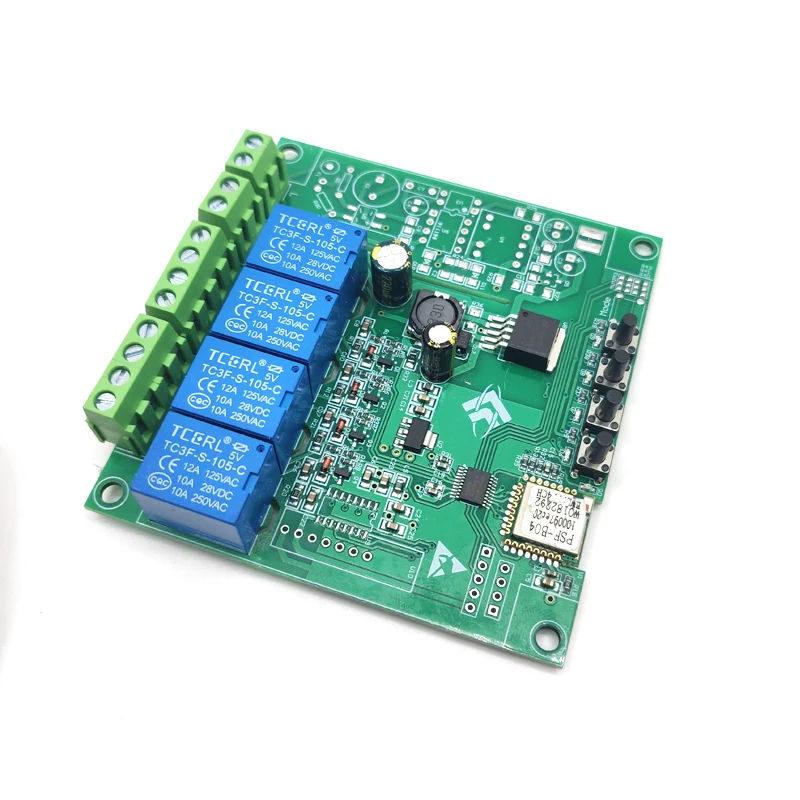 WiFi smart switch источник питания AC 85-250V сеть дистанционного управления wifi коммутатор 4 канала