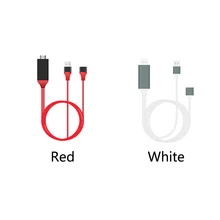 HD синхронизация экран HDMI кабель Линия таблетки провода аксессуары 1080P Plug And Play высокоскоростной AV адаптер телефон к телевизору для IPhone 6 7 8 X