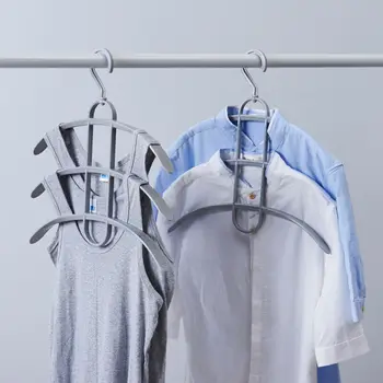 

Creative Anti-slip Multiple Layer Trousers Pants Hanger Closet Rack 3 Layers Plastic Storage Holders & Racks NEW