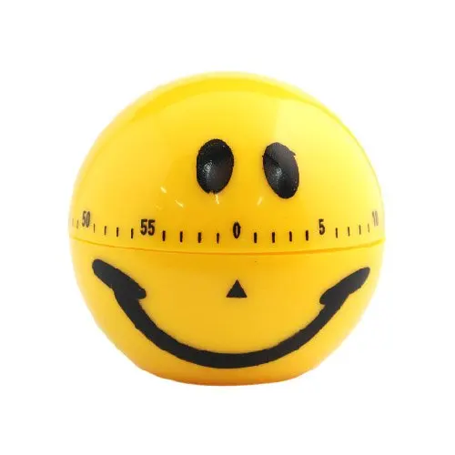 

New Kitchen Cooking Timer Alarm 60 Minute Smile Face