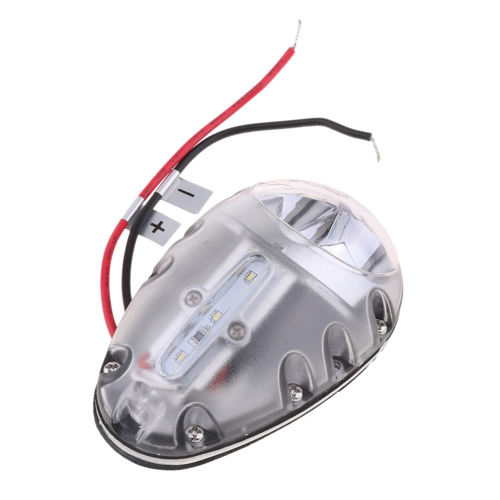 6300K 315LM LED Boat Marine Bow Docking Lights Surface Mount 12V