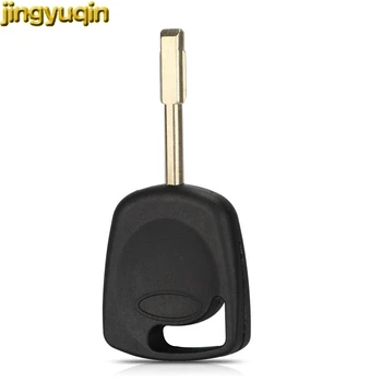 

jingyuqin Remote Car Key Shell Transponder For Ford Focus Mondeo KA Jaguar XJ8 Transit Connect Uncut Blank Blade No Chip