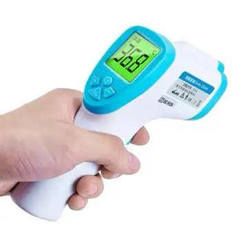 

Electric Thermometer 1 Second Non-Contact Body Fever Thermometer No Touch Digital IR Infrared Forehead Thermometer for Adult Kid