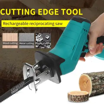 

36V Cordless Reciprocating Saw Portable Electric Saw Replacement Metal Wood Cutting Machine Tool for Makita Battery