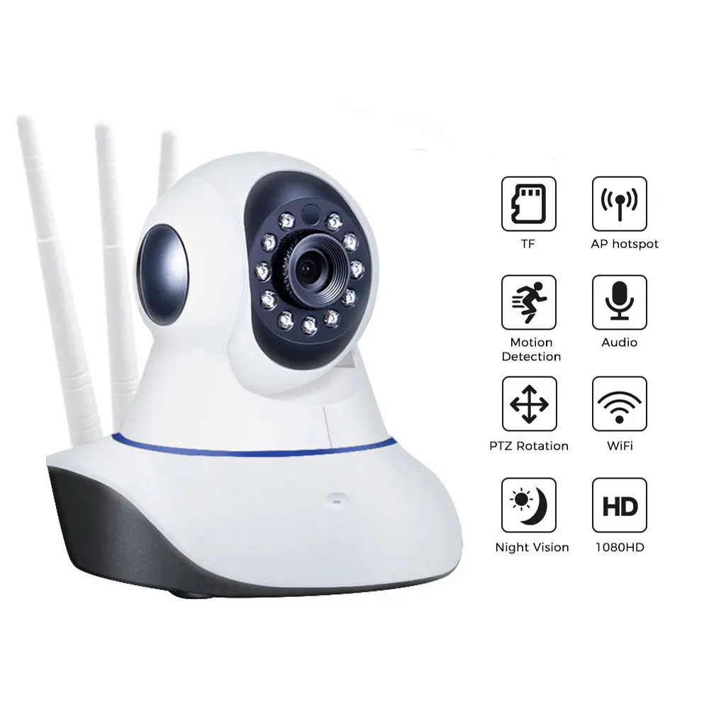 KEJ 1080P 1536 беспроводная Wi-Fi IP-камера безопасности домашний внутренний монитор