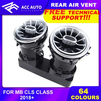 

Fit For Mercedez CLS 64 Colors DIY LED Rear Air Vent LED Light Illuminated Car Interior Accessory