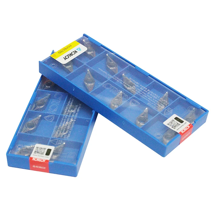 Оригинальные Корея KORLOY VBGT110302-AK H01 VBGT160402-AK H01 VBMT11304-HMP PC9030(10 шт./лот) резец для внутренней обточки вставки