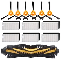 Сменный комплект аксессуаров, фильтр, основная щетка, боковая щетка Для Ecovacs DEEBOT N79S N79, Роботизированный пылесос(фильтр+ щетка