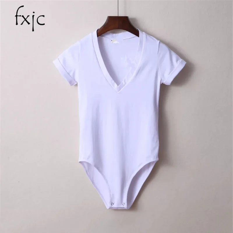 2021 summer stretch self-cultivation V-neck short-sleeved T-shirt female half-sleeved jumpsuit bottoming shirt ZR183 |