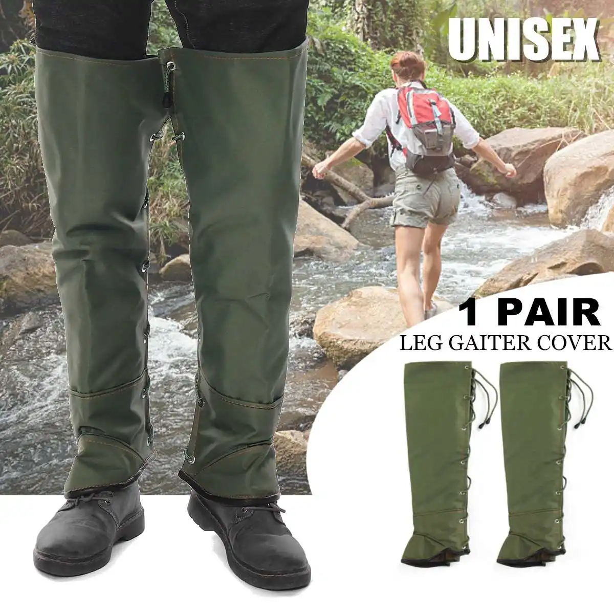 Anti Bite Snake Guard Leg Protection Gaiters Cover Outdoor For Hiking Camping 
