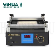 YIHUA 853A 50 Гц 220 В/110 В цифровая паяльная станция высокой мощности ESD BGA паяльная станция PCB Распайка ИК Подогрев