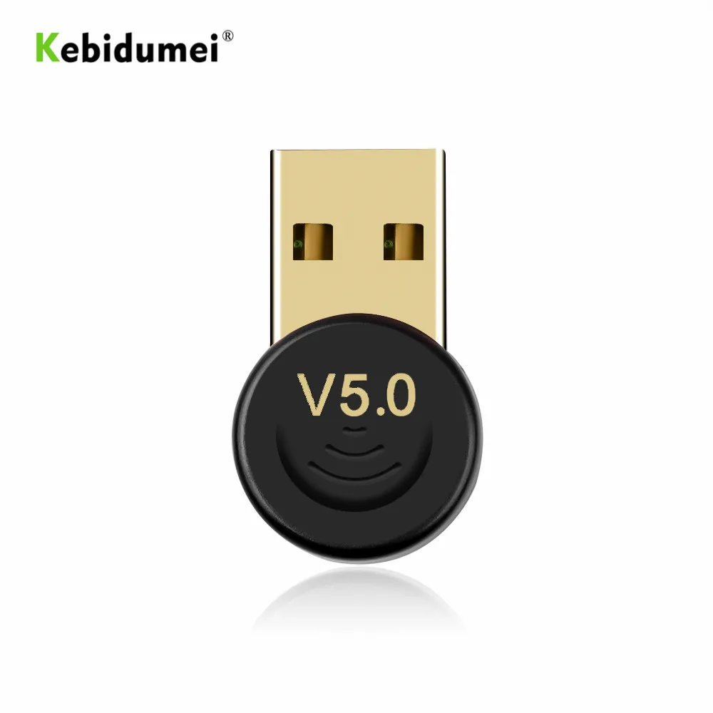 kebidumei USB Dongle Bluetooth 5.0 Wireless Adapter Music Audio Receiver Transmitter for Computer PC Laptop | - Цена: 154,68 руб.