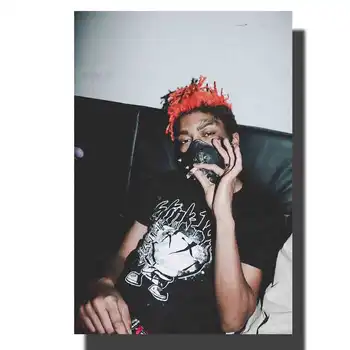 

Z38 Silk Poster Lil Tracy Custom Rapper Music Singer Star fabric art painting 14x21 24x36 print Decoration Room wall Picture