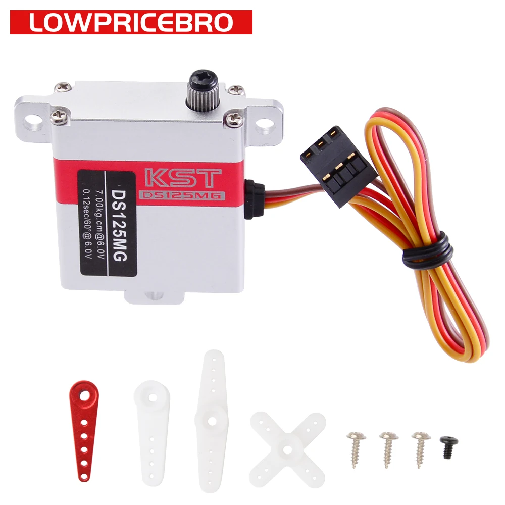 KSTDS125MG10mm7KGHighTorqueMetalGearDigitalServoforFixed
