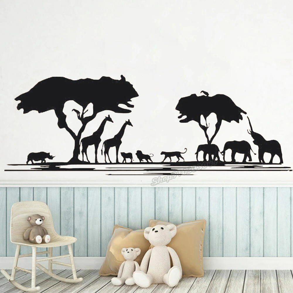 wall decal jungle