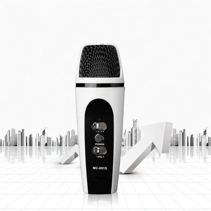 Прохладный Hifier MC-091 мобильные телефоны караоке микрофоны для смартфонов на платформе Android samsung htc планшетный ПК ноутбук