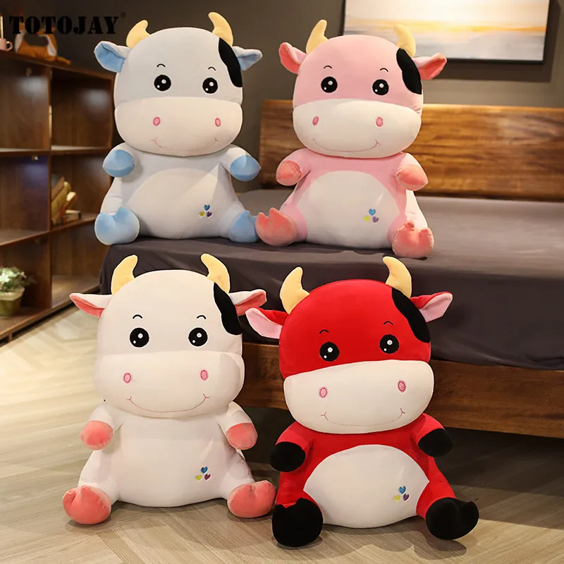Exclusive Gift Plush Toy Bull Cow Romeo Stuffed Animal Symbol of Year 2021 22 cm 