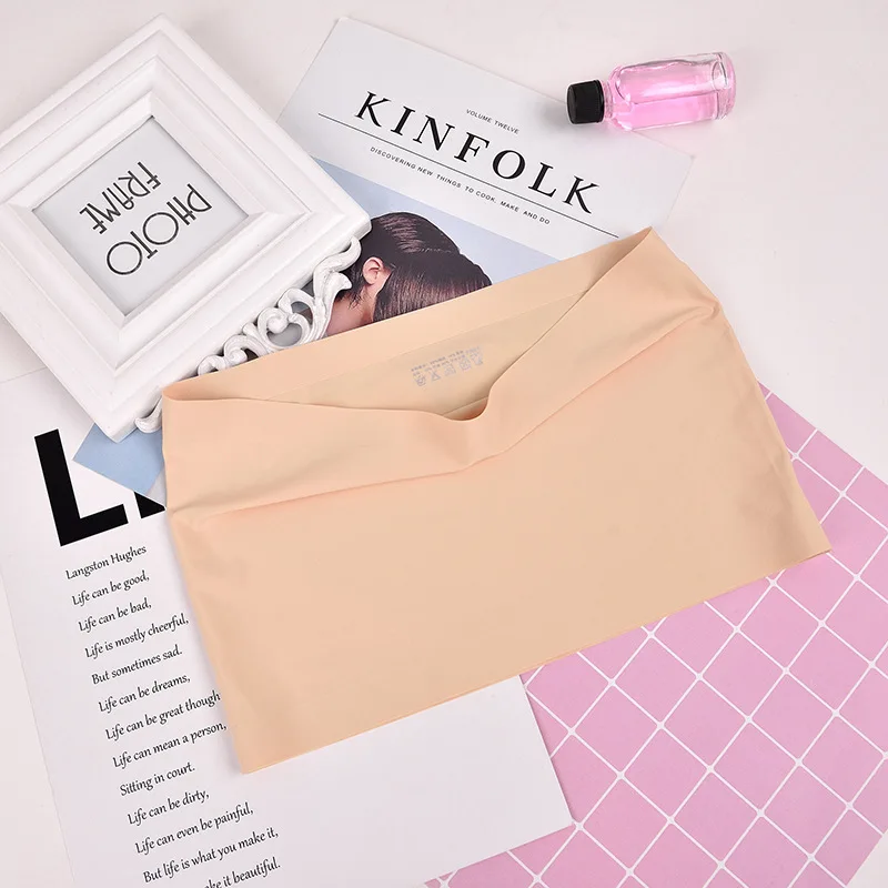 1PCS Summer Women Bandeau Top Solid Breathable Strapless Bra Bandeau Soft Seamless Women Casual Tank Crop Tops