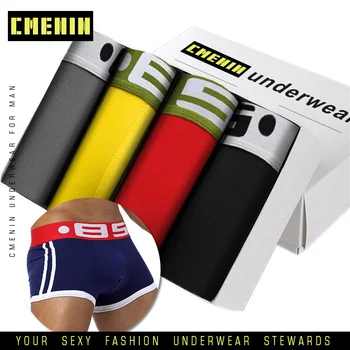 

4pcs/lot Men's boxers cotton underwear Underwear Men Boxer Homme Mens Underwear Boxershorts Men Boxers Sexy Boxer Shorts