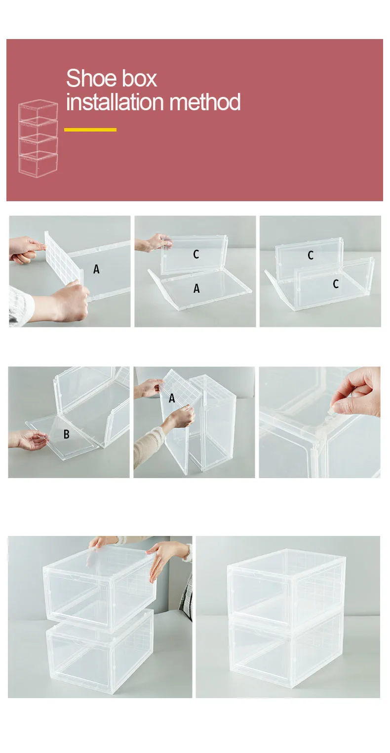 Basketball shoe storage box
