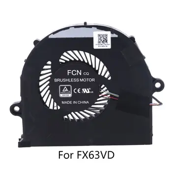 

Laptop Notebook CPU Cooling Fan Radiator Replacement for ROG Strix FX63 FX63VM FZ63VM DFS541105FC0T-FK 6P Low Noise