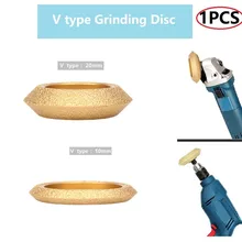 Disque de polissage en diamant brasé sous vide, alésage de 10 à 20mm, profil de bord Demi bullnose, combinaison pour Machine, 1 pièce, livraison gratuite