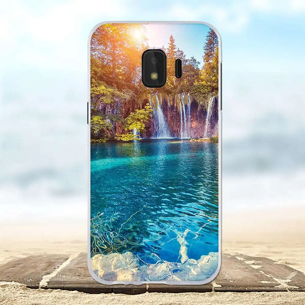 Мягкий чехол для samsung J2 Core, силиконовый чехол на заднюю панель, чехол для телефона samsung Galaxy J2 Core J 2 SM-J260F J260F J260 Flower - Цвет: 47