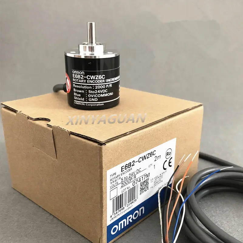 Новый роторный энкодер Omron E6B2 CWZ6C E6B2CWZ6C 100P ~ 5000P 1000P/R 2000P/R 2048P/R 2500P/R 3000P/R 3600P/R 5000P/R импульсы 5to24VDC|Выключатели| |