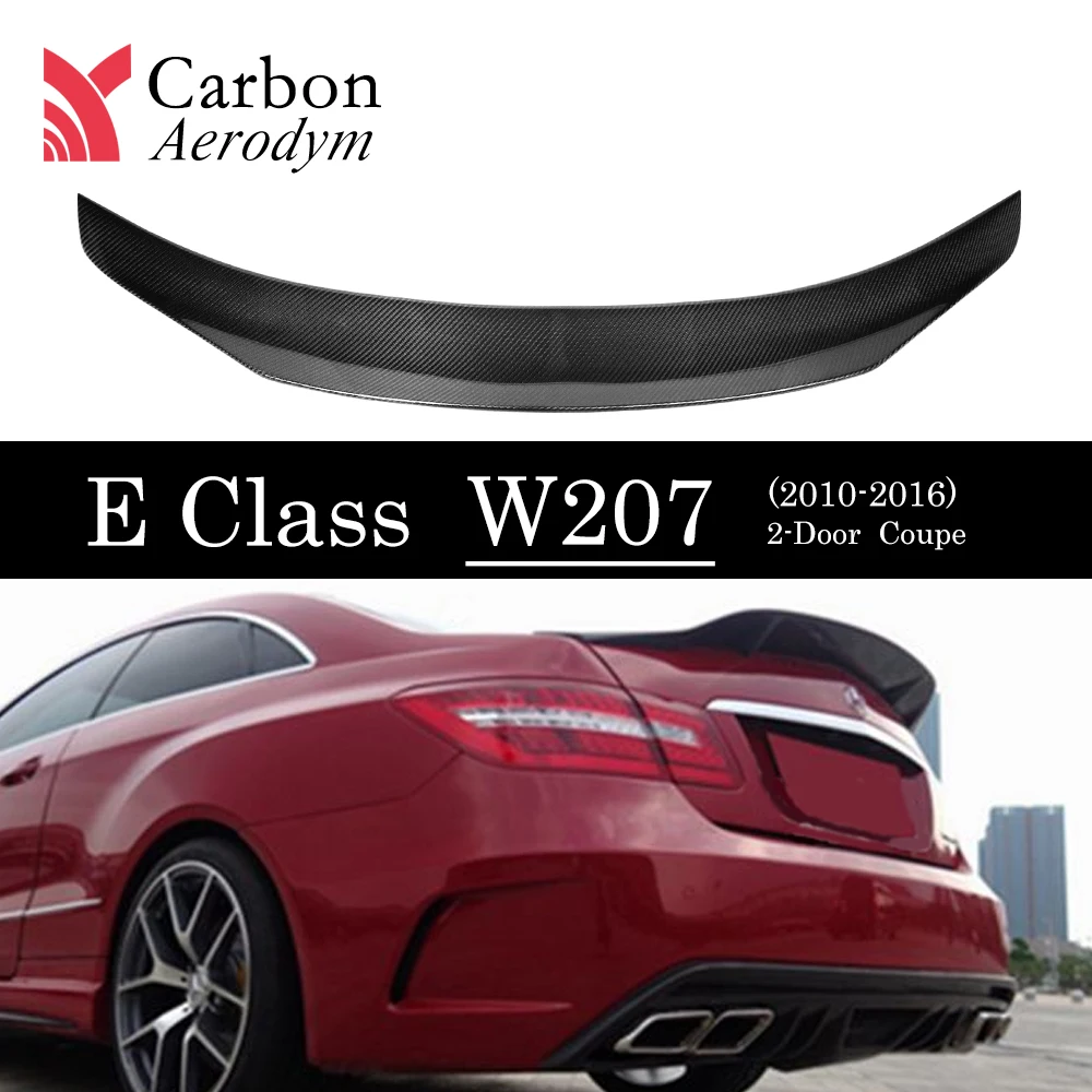 Спойлер из настоящего углеродного волокна для Mercedes E Class W207 Coupe E200 E250 2010-2016