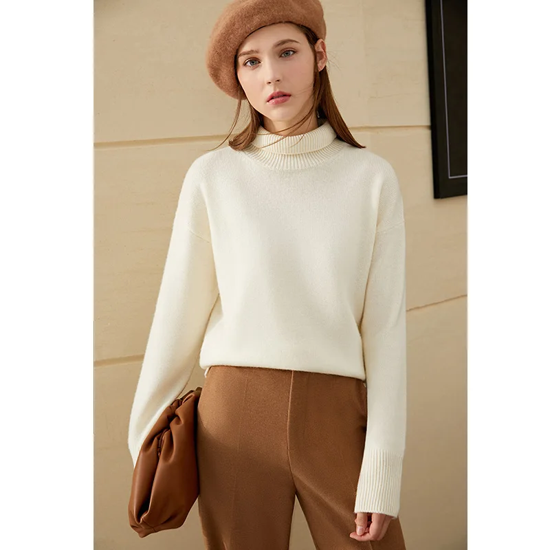 Amii Minimalism Winter Fashion Sweater For Women