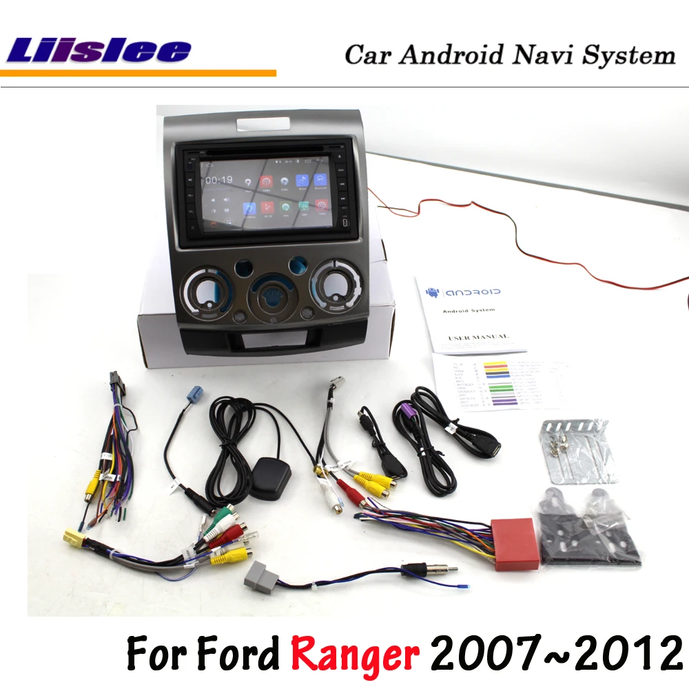 Liislee Android 9.0 For Ford Ranger 2007~2012 Stereo Car Carplay Radio NAVI Map Navigation Multimedia System Radio CD DVD Player