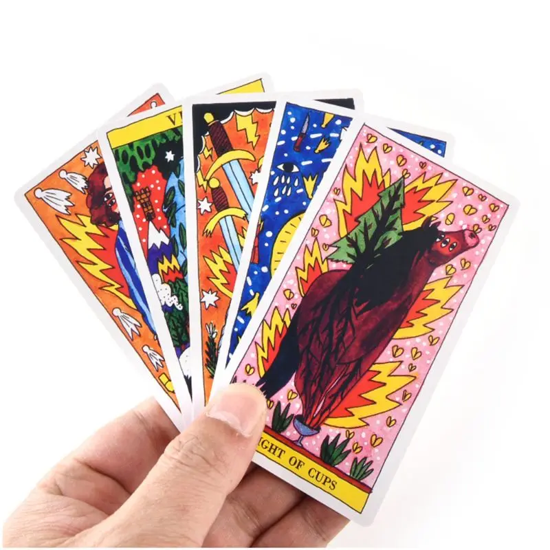 78 шт. карты Таро-дель-Фуэго испанская настольная игра Oracle Deck электронная