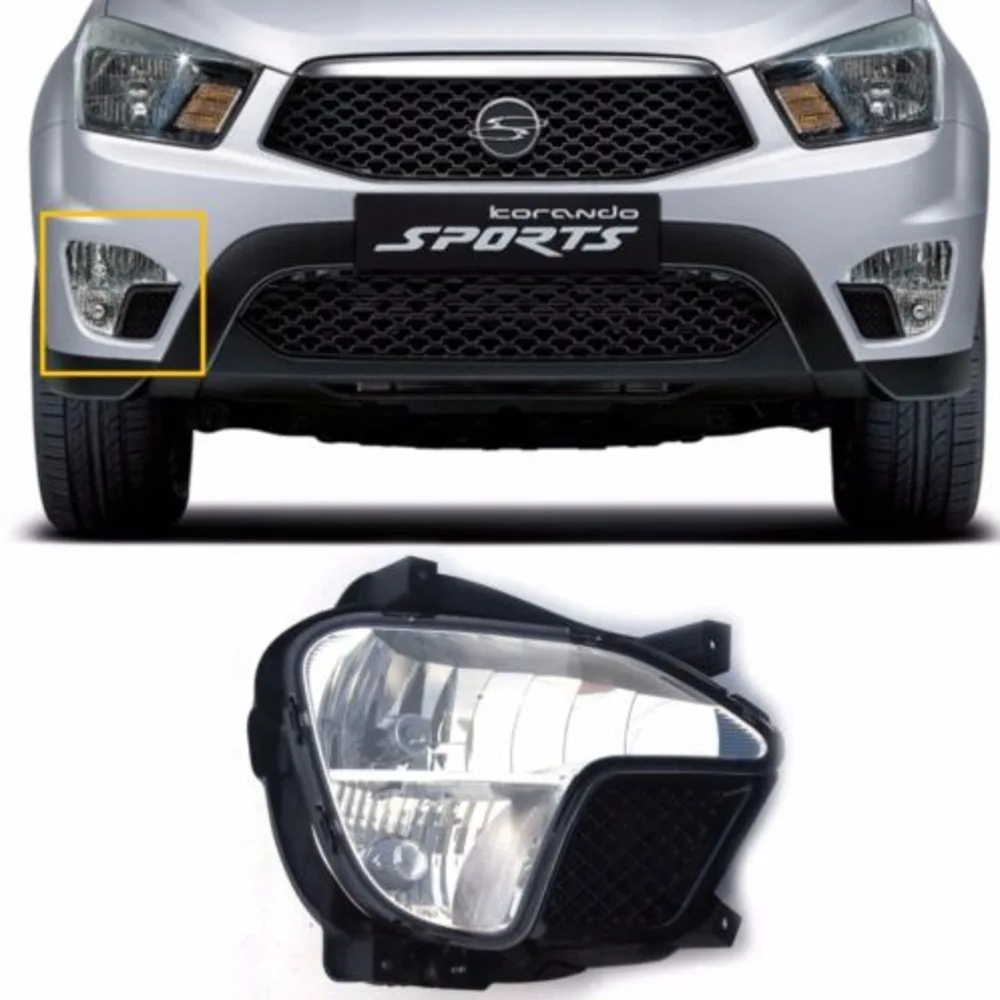 

Front Fog Light Lamp RH H Oem Parts for Ssangyong 2012-2014 Korando/Actyon Sports