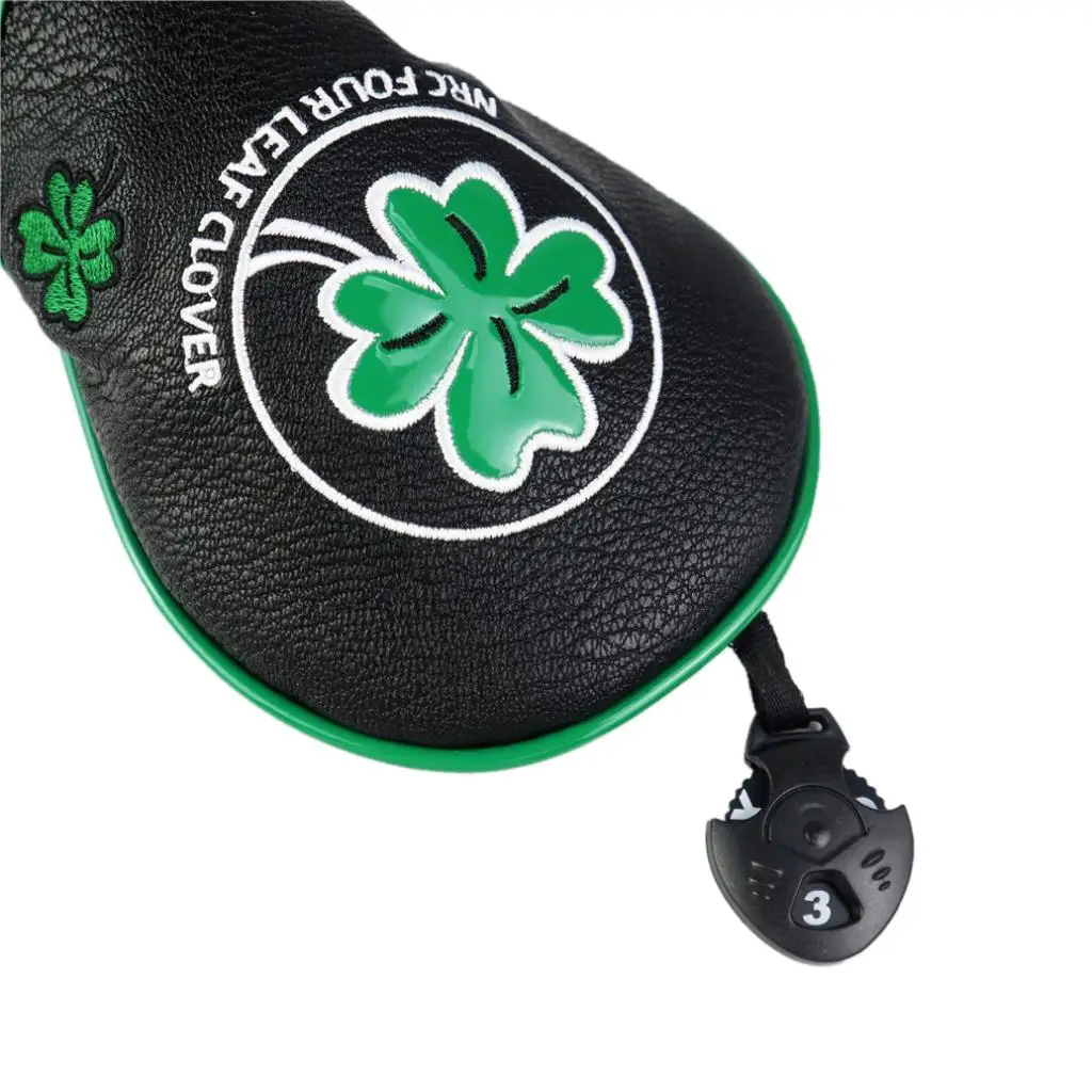 Premium PU Golf Woods Headcover Waterproof 460cc Fairway Driver Head Cover Protector Golf Equipment