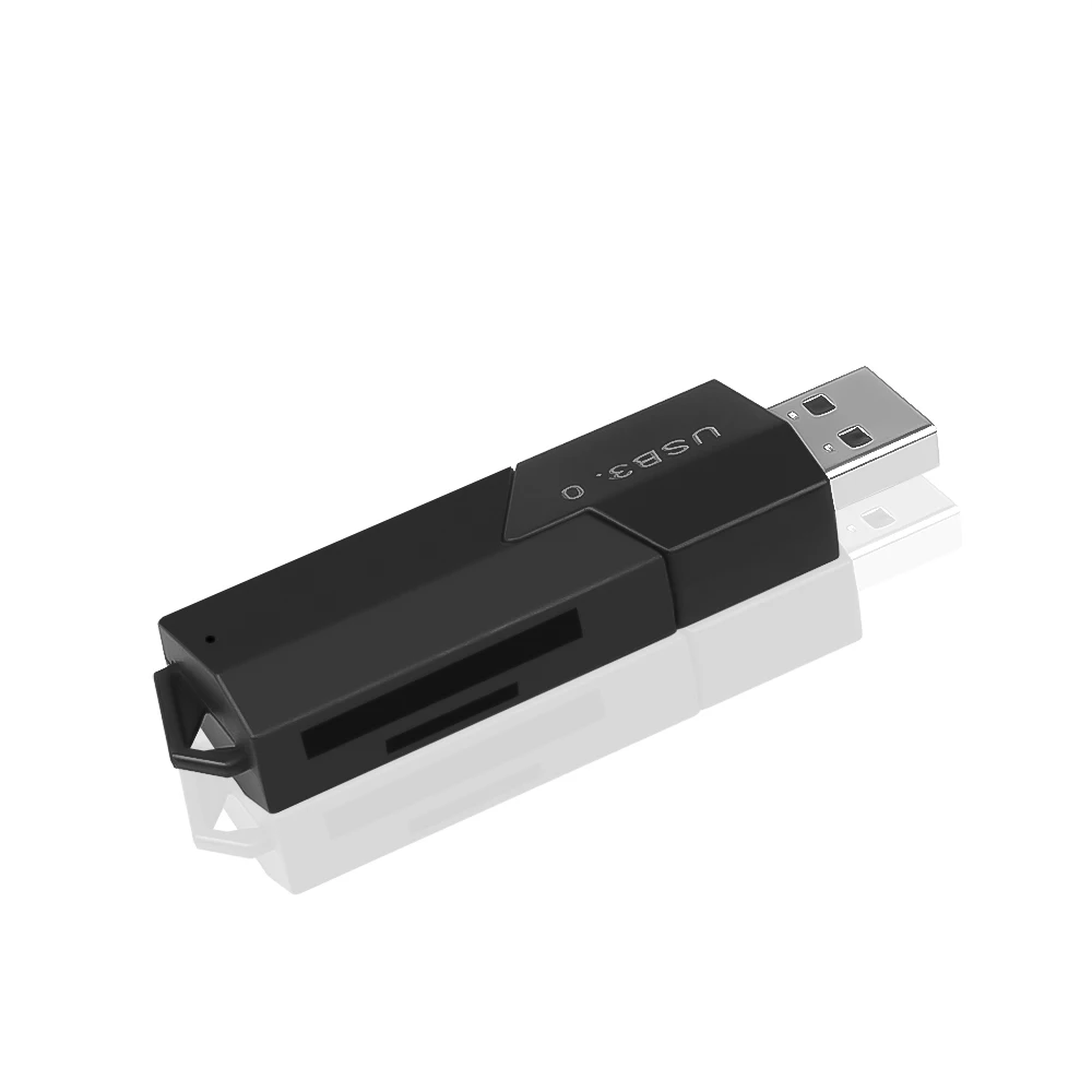 USB адаптер 2 в 1 взаимный обмен данными между компьютером и периферийными устройствами 3,0 высокое Скорость устройство для чтения карт для микро-sd SDXC T-Flash TF карта памяти Mini Card Reader Адаптер для компьютера ноутбука