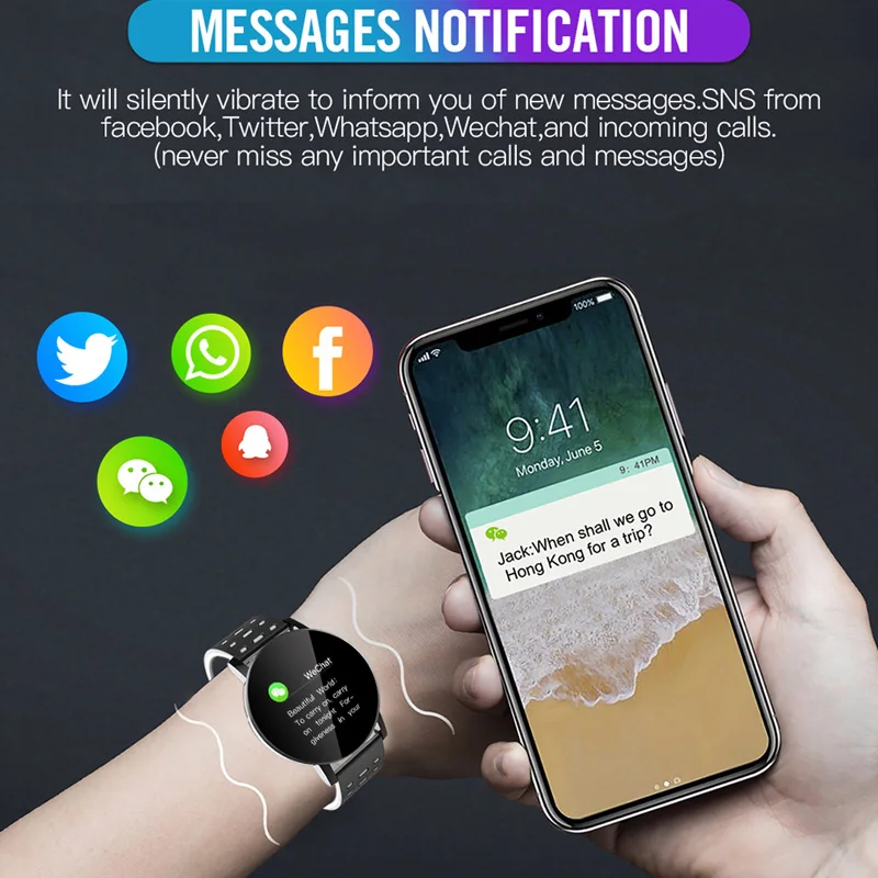 Fitness Bracelet Blood Pressure Measurement Smart Band Waterproof Fitness Tracker Watch Women Men Heart Rate Monitor Smartband Fitness Bracelet Blood Pressure Measurement Smart Band Waterproof Fitness Tracker Watch Women Men Heart Rate Monitor Smartband